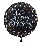 Folieballon Happy Birthday! Sparklin - 43cm