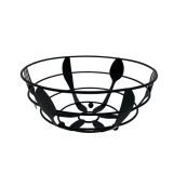 Fruitmand Metaal Zwart - Bestek design (23cm)