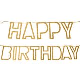 Glitter Slinger Happy Birthday Goud