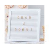 Letterbord met gouden letters Ginger Ray