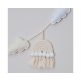 Stoffen Slinger Wolkjes & Regenboog Ginger Ray 