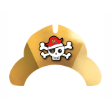 Feesthoedjes Piraten Map (8st) 