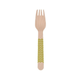 Houten Vorken Goud (10st)