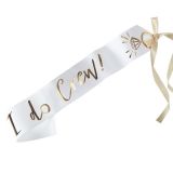* I Do Crew! Wit & Goud Sjerpen (6st) Ginger Ray