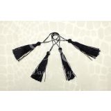 Decoratie Kwastjes Zwart