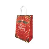 Cadeautasjes Merry Christmas Rood (6st)