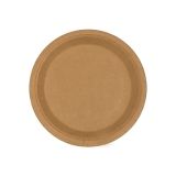 Kartonnen Bordjes Kraft 18cm (20st)