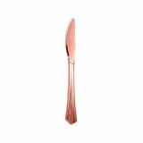 Plastic Messen Metallic Roségoud (10st)