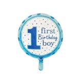 Folieballon It's a Boy Gold Dots