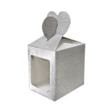 Vouwdoosje Glitter Zilver
