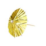 Prikkers Parasol Goud (12st)