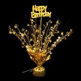 Ballon Gewicht 'Happy Birthday' Goud