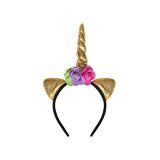 Diadeem Unicorn Goud