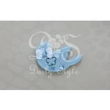 Decoratie Vilt Duifje Blauw