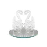 Kristallen Glitterzwanen Zilver