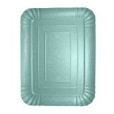 Kartonnen Dienblad Rechthoek Reliëf Blauw