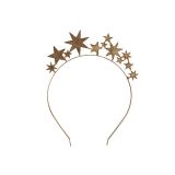 Metalen Diadeem Gouden Sterren Ginger Ray 