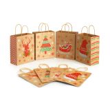 Cadeautasje Kerst Assorti Kraft