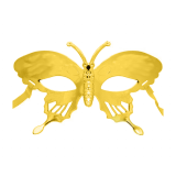 Masker Vlinder Goud