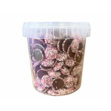 Mini Chocolade Flikken Roze/Wit 