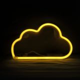 Neon LED Lamp Wolkje Geel