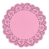 Onderlegger Rond Roze ø31cm (10st)