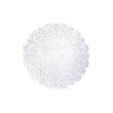 Onderlegger Rond Wit ø26cm (10st)