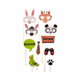 Photobooth Props Safari (10st) 