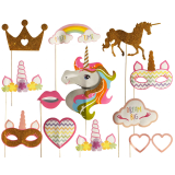Photobooth Props Unicorn (12st) 