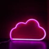 Neon LED Lamp Wolkje Roze