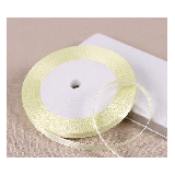 Satijnlint 6mm Creme