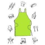 Wegwerp Schort 3-Delig Groen