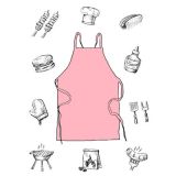 Wegwerp Schort 3-Delig Roze