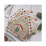 Servetten Gingerbread House Ginger Ray (16st) 