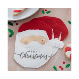 Servetten Merry Christmas Kerstman Ginger Ray (16st) 