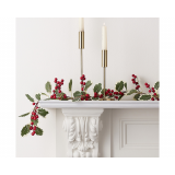 Slinger Hulstbladeren & Rode Besjes Ginger Ray (1,8m) 