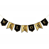 Slinger Welcome Goud & Zwart