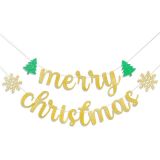 Glitter Slinger Merry Christmas - Feestelijke Kerstversiering