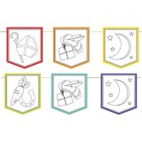 Kleurplaat Slinger Sint - 4m 