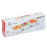Alpina Snackschaal 3 vakken (29,5x10x5cm) 