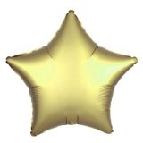 Folieballon Ster Matte Goud