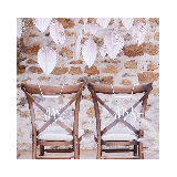 * Stoelbordjes Acryl Mr & Mrs Ginger Ray