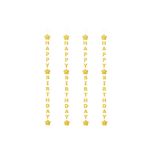 String Slinger Happy Birthday Goud