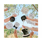 Photobooth Props Wedding Personaliseerbaar Ginger Ray (12st)