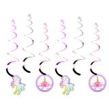 Swirls Unicorn (6st)