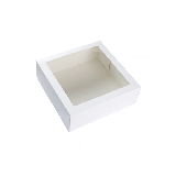 Taartdoos met venster Wit 32x32x12cm (2st)