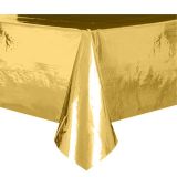 Plastic Tafelkleed Metallic Goud