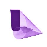 Tule Rol Paars 15cm (22m)