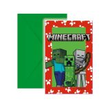 Uitnodigingen Minecraft