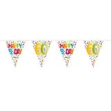 Vlaggenlijn Dots 60 Jaar 10m